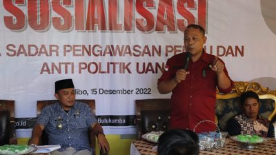 Bawaslu Bulukumba Sosialisasi Desa Sadar Pengawasan Pemilu