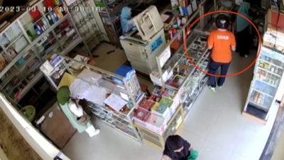 Aksi Pencurian Handphone di Bulukumba Terekam CCTV, Pelaku Kenakan Pakaian Bertuliskan Dishub